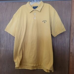 American Eagle Outfitters Yellow Men's Polo Shirt, Xl